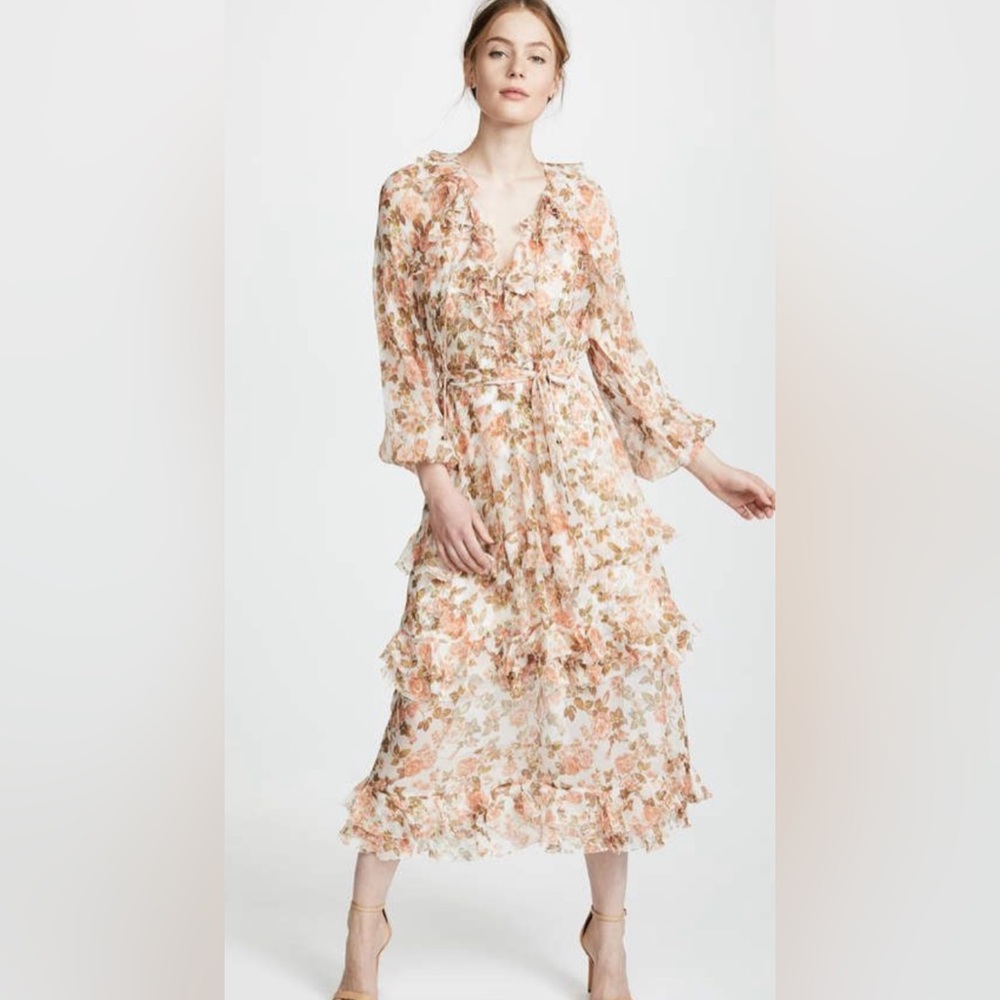 Zimmermann Multicolor Floral Dress